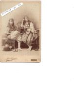 ALGER  Deux Jeunes Filles Photographe GEISER - Oud (voor 1900)