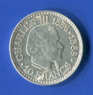 Monaco  10  Fr  1966 Sup   Arg - 1960-2001 Nouveaux Francs
