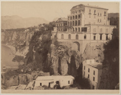 ° ITALIE ° NAPLES - NAPOLI ° SORRENTO ° HOTEL VITTORIA ° Photo De 1878 ° - Places