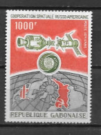PA - 1974 - N° 155**MNH - Coopération Spatiale USA - URSS - Gabon (1960-...)