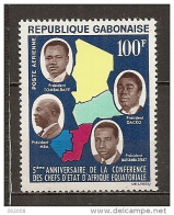 PA - 1964 - N° 22**MNH - 5 Ans De La Conférence Des Chefs D'états De L'Afrique Equatoriale - Gabón (1960-...)