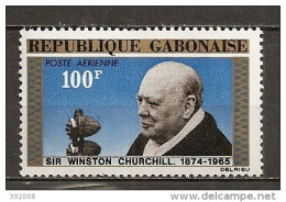 PA - 1965 - N° 40**MNH - Mort De Sir Winston Churchill - Gabón (1960-...)