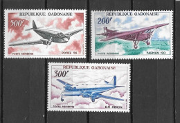PA - 1966 - N° 52 à 54**MNH - Avions - Gabon (1960-...)