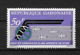 PA - 1963 - N° 17**MNH - Anniversaire Air Afrique - Gabun (1960-...)
