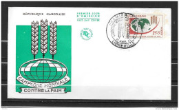FDC - 1963 - Campagne Mondiale Contre La Faim - 7 - Gabón (1960-...)