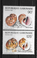 1987 - N° 621 à 622**MNH - Coquillages - Gabón (1960-...)