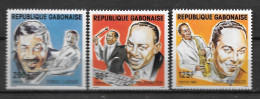 1984 - N° 563 à 565*MH - Musiciens De Jazz  - Gabon