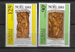 1983 - N° 549 à 550*MH - Noël - Gabón (1960-...)