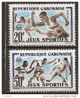 1962 - N° 161 à 162**MNH - Jeux Sportifs D'Abidjan - Gabón (1960-...)