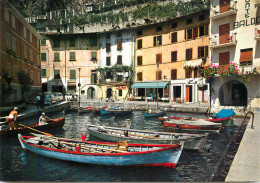 Navigation Sailing Vessels & Boats Themed Postcard Limone Lago Di Garda Harbour - Voiliers