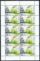SALE!!! GEORGIA GEORGIE GEORGIEN 2016 EUROPA CEPT Think Green Sheetlet Of 10 Stamps MNH ** - 2016
