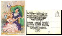 CPSM 10.5 X 15 Barre Dayez Les Chansons De Bérenger MA GRAND'MERE Illustrateur Marcel Bloch - Other & Unclassified