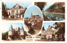 FRANCE - Vihiers - Souvenir - Châteaux - Rivière - Eglise - Carte Postale - Andere & Zonder Classificatie