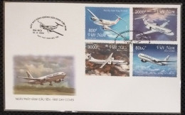 FDC Vietnam Viet Nam 2002 : Airplane / Plane (Ms893) - Viêt-Nam