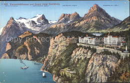 12346103 Vierwaldstaettersee SZ Mit Ruetli Bauen Und Grand Hotel Seelisberg Vier - Andere & Zonder Classificatie