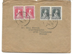 LETTRE 1929 POUR LA FRANCE AVEC 4 TIMBRES - Cartas & Documentos