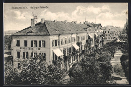 AK Franzensbad, Gasthaus Russischer Hof An Der Salzquellstrasse  - Tschechische Republik