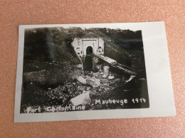 MAUBEUGE  "Photo Du Fort Cerfontaine En 1914" - Maubeuge