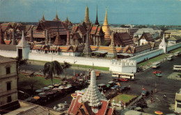 THAILANDE - The Emerald Buddah Temple - Bangkok - Thailand - Voitures - Animé - Carte Postale Ancienne - Thaïlande