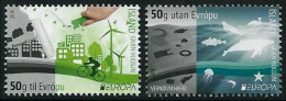 SALE!!! Iceland Islandia Islande Island 2016 EUROPA Think Green 2 Stamps From Sheetlets MNH ** - 2016