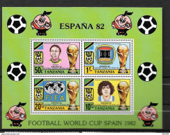 TANZANIE - BF 26 **MNH - 1982 – Spain