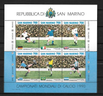 SAN MARIN - BF 16 **MNH - 1990 – Italy