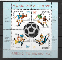 ROUMANIE - BF 76**MNH - 1970 – Mexico