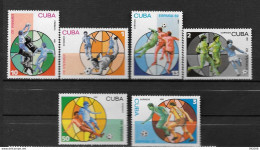 CUBA - 2249 à 2254 **MNH - 1982 – Spain