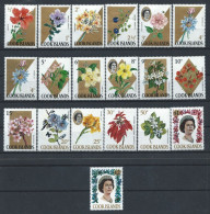 Cook N°137/55** (MNH) 1967 - Fleurs Divers - Cook Islands