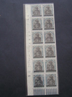 SARRE POSTE 15  NEUF * * SS CHARNIERE BLOC DE 12 LUXE - Unused Stamps