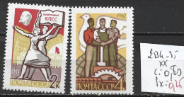 RUSSIE 2534-35 ** Côte 0.80 € - Unused Stamps
