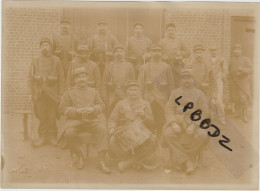 PHOTO ANCIENNE - MILITARIA - POILUS Du 140e Régiment D'Infanterie - Tambour - Uniforme - Vers 1915 - Europa