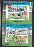 EURO 1988 - ROUMANIE - BF 195 à 196 **MNH - Fußball-Europameisterschaft (UEFA)