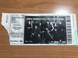 Bruce Springsteen & The E Street Band Concert Ticket Barcelona Camp Nou 19/07/2008 - Konzertkarten