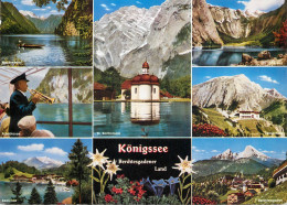 Navigation Sailing Vessels & Boats Themed Postcard Konigsee Pleasure Cruise - Sailing Vessels