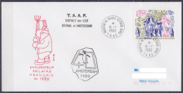 TAAF – St-Paul & Amsterdam - Bicentenaire De La Révolution Française - Cachet Illustré Paul-Emile Victor & Oblit. 1e Jou - Briefe U. Dokumente