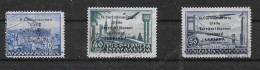 LUBIANA 1941 USED-USATO POSTA AEREA SASSONE NUMERI 8/10 FINALI SERIE VALORE €.1120,00++ C2004 - Lubiana