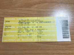 Football Match Ticket Ronaldinho XI Vs Shevchenko XI Barcelona 15/02/2005 Camp Nou Entrada - Autres & Non Classés