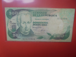 COLOMBIE 200 PESOS ORO 1992 Circuler (B.33) - Colombie