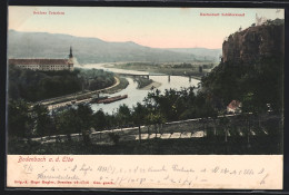 AK Bodenbach A. D. Elbe, Schloss Tetschen Und Restaurant Schäferwand  - Tschechische Republik