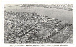 12339842 Bayonne_New_Jersey Port Richmond Weissglass Speedway Air View - Andere & Zonder Classificatie