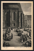 AK Bautzen, Wochenmarkt An Der Petrikirche  - Bautzen