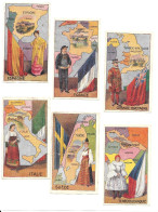 KB069 - IMAGES CHOCOLAT REVILLON - DRAPEAUX - ESPAGNE ITALIE SUEDE FRANCE ANGLETERRE TCHECOSLOVAQUIE - Autres & Non Classés