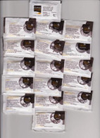 17 Sachets De Sucre " CHAVE D'OURO Café X/30 "  Portugal (scann Recto-verso) [S109]_Di138 - Sugars