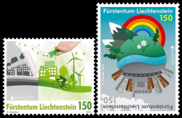 SALE!!! LIECHTENSTEIN 2016 EUROPA CEPT Think Green 2 Stamps Set MNH ** - 2016