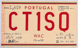 Ad9234 - PORTUGAL - RADIO FREQUENCY CARD  -  1950 - Radio