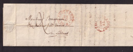 DDGG 069 - Lettre Précurseur AUDENARDE 5/1835 Vers LESSINES Via GRAMMONT- LESSINES Est Bureau De Distribution Au 9/4/35 - 1830-1849 (Onafhankelijk België)
