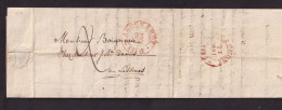 DDGG 069 - Lettre Précurseur AUDENARDE 5/1835 Vers LESSINES Via GRAMMONT- LESSINES Est Bureau De Distribution Au 9/4/35 - 1830-1849 (Belgica Independiente)