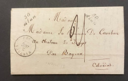 MARCOPHILIE HTE MARNE Marque 50 Alan 1853 Voir Scan - 1701-1800: Precursors XVIII