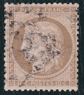 Cérès 10c Brun/Rose N° 58 YT - Belle Variété - 1871-1875 Ceres